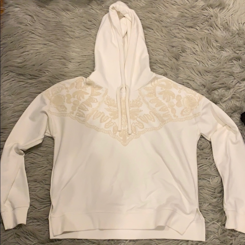 White hoodie